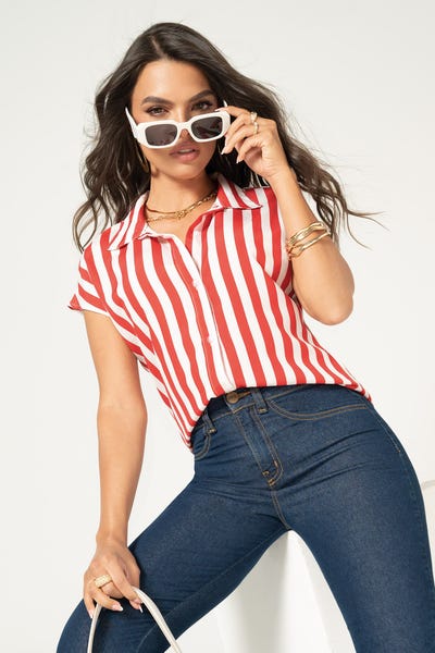 CAMISA MANGA CORTA Multicolor