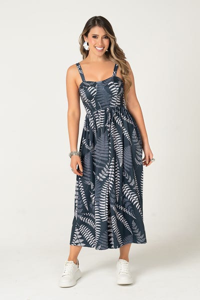 VESTIDO LARGO Blanco