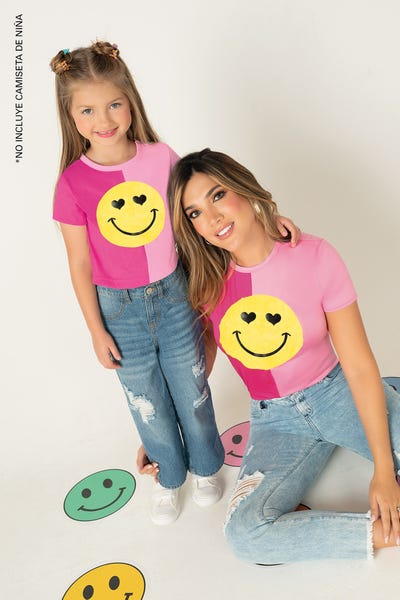 CAMISETA MANGA CORTA CUELLO REDONDO Multicolor