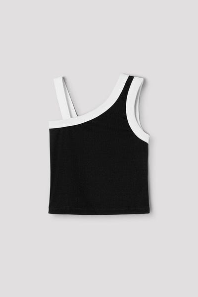 CAMISETA ASIMETRICA  Multicolor