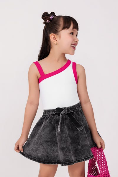 CAMISETA ASIMETRICA Multicolor