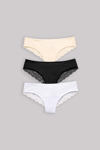 PANTY X 3 CACHETERO Multicolor