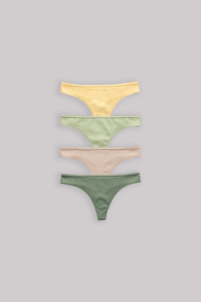PANTY X 4 BRASILERA Multicolor