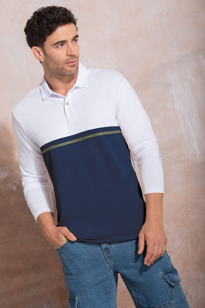 POLO MANGA LARGA Multicolor