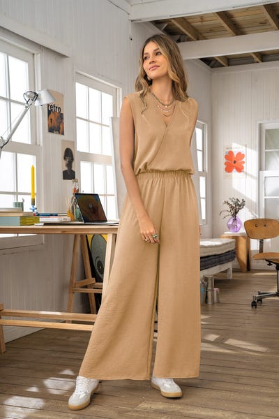 ENTERIZO LARGO MANGA SISA Café