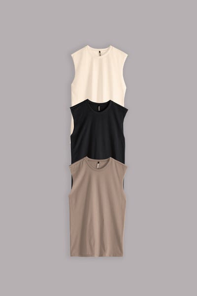 CAMISETA X 3 MANGA SISA Multicolor