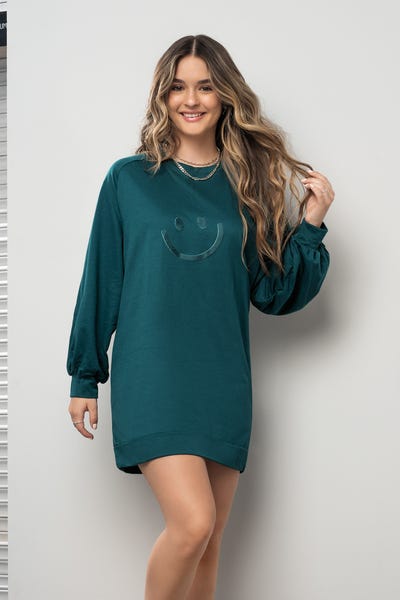 BUZO MANGA LARGA Verde