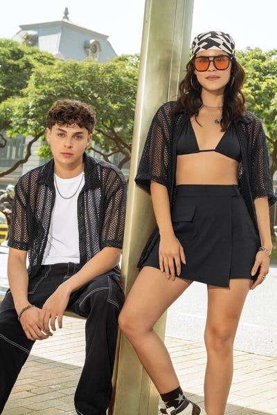 CAMISA MANGA CORTA Negro